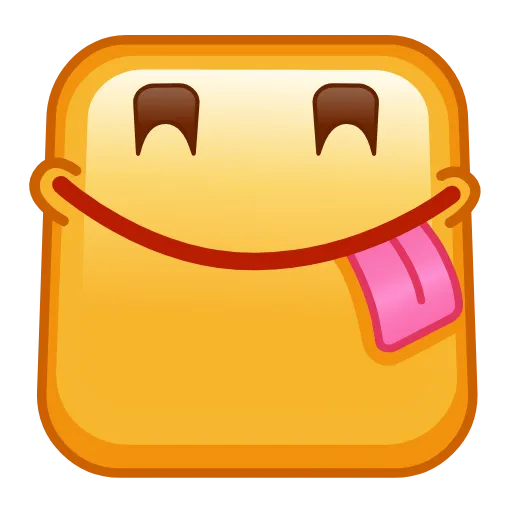 Стикер 16 Square Emoji - квадратные эмоджи