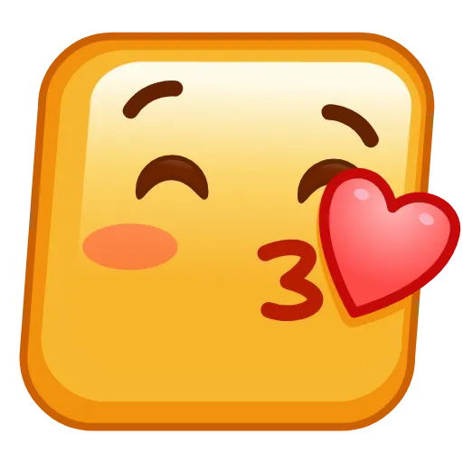 Стикер 14 Square Emoji - квадратные эмоджи