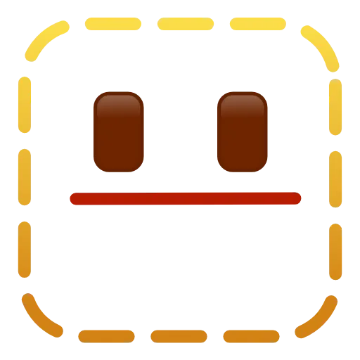 Стикер 60 Square Emoji - квадратные эмоджи