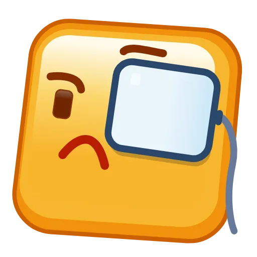 Стикер 20 Square Emoji - квадратные эмоджи