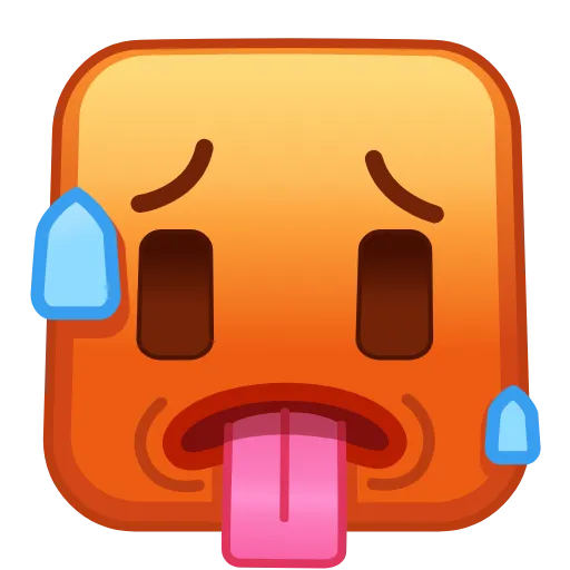 Стикер 43 Square Emoji - квадратные эмоджи