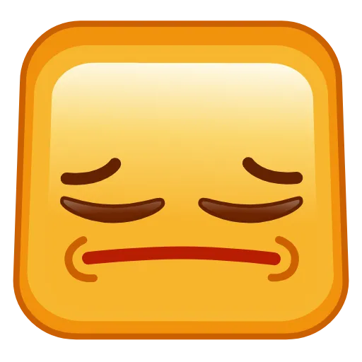 Стикер 28 Square Emoji - квадратные эмоджи