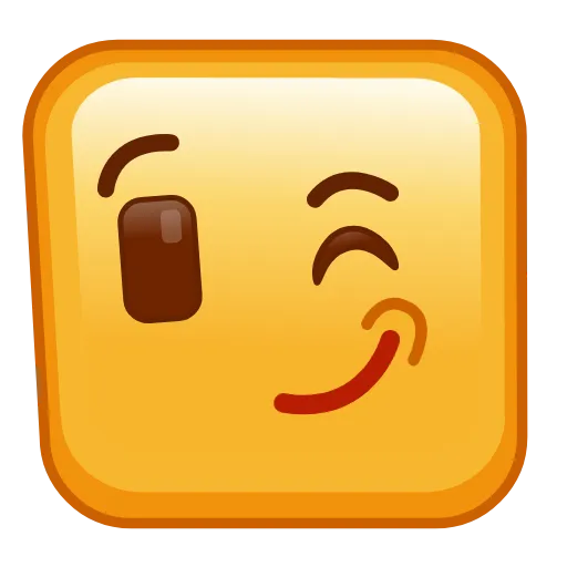 Стикер 10 Square Emoji - квадратные эмоджи