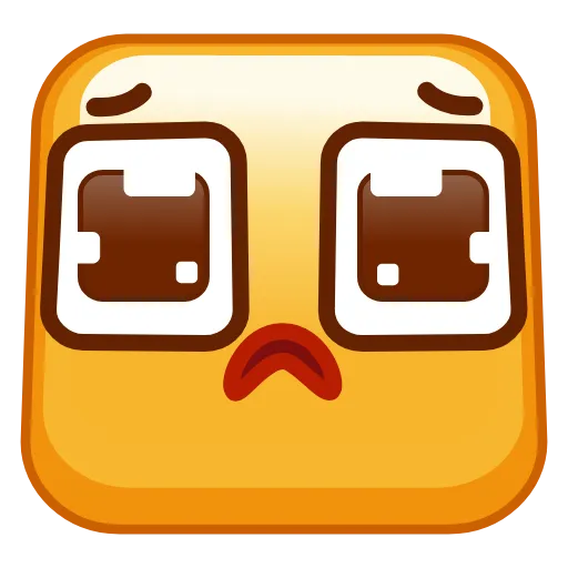 Стикер 34 Square Emoji - квадратные эмоджи