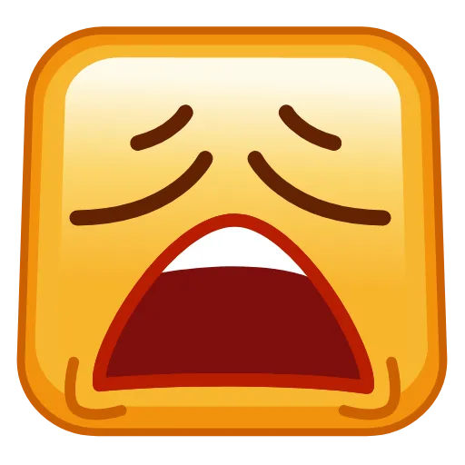 Стикер 33 Square Emoji - квадратные эмоджи