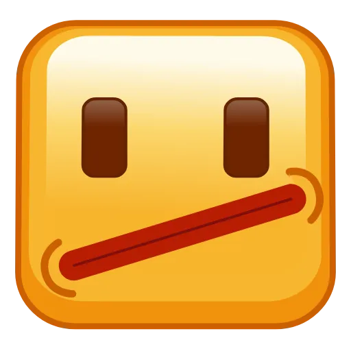 Стикер 61 Square Emoji - квадратные эмоджи