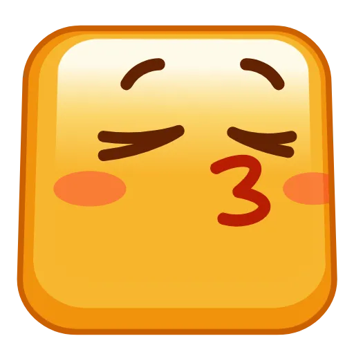 Стикер 15 Square Emoji - квадратные эмоджи