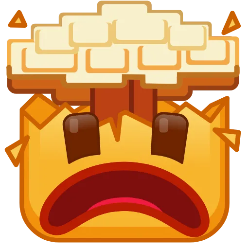 Стикер 41 Square Emoji - квадратные эмоджи