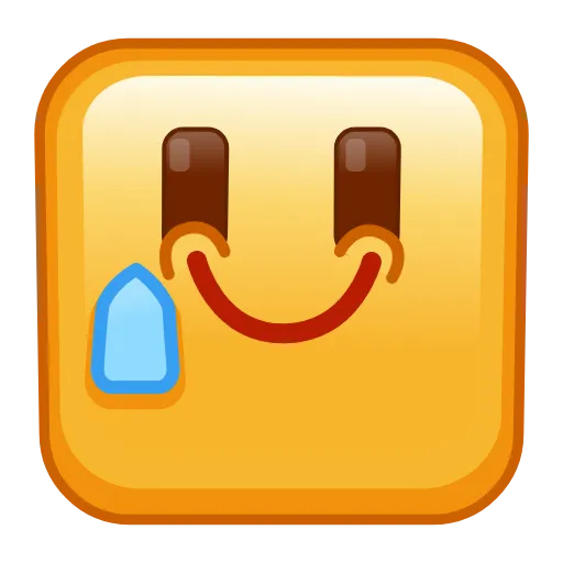 Стикер 5 Square Emoji - квадратные эмоджи