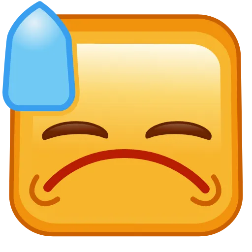 Стикер 50 Square Emoji - квадратные эмоджи