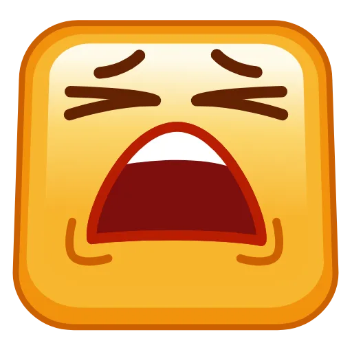 Стикер 32 Square Emoji - квадратные эмоджи