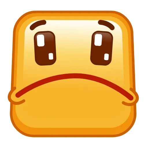 Стикер 29 Square Emoji - квадратные эмоджи
