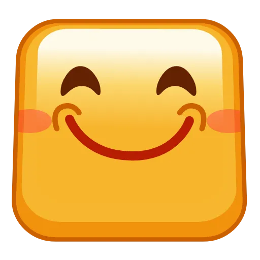 Стикер 6 Square Emoji - квадратные эмоджи
