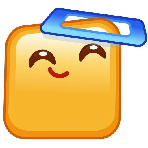Стикер 7 Square Emoji - квадратные эмоджи
