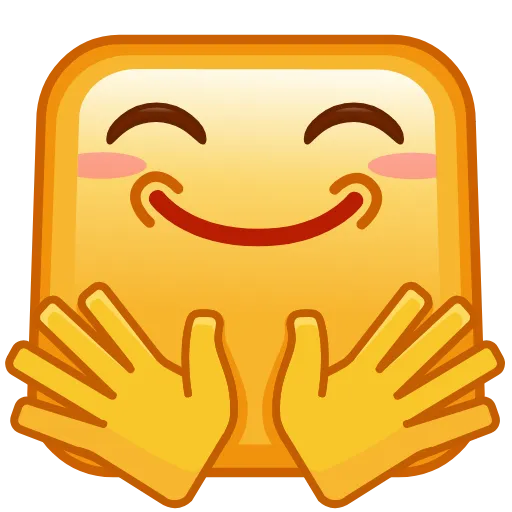 Стикер 51 Square Emoji - квадратные эмоджи