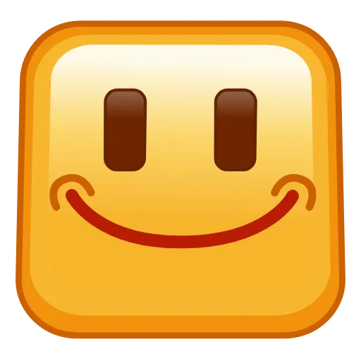 Стикер 8 Square Emoji - квадратные эмоджи