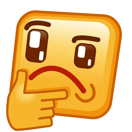 Стикер 52 Square Emoji - квадратные эмоджи