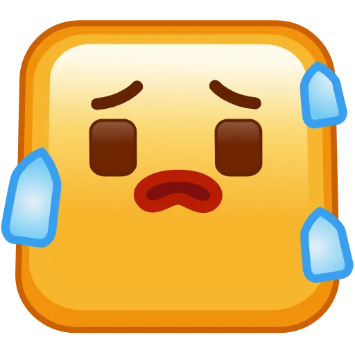 Стикер 49 Square Emoji - квадратные эмоджи