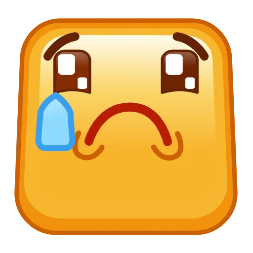 Стикер 35 Square Emoji - квадратные эмоджи