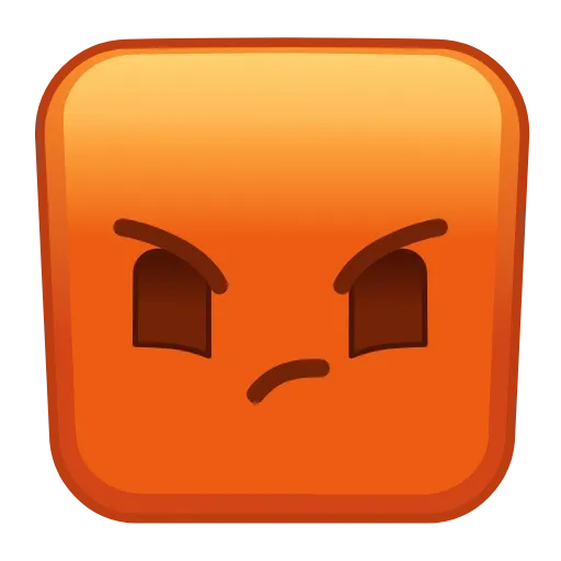 Стикер 39 Square Emoji - квадратные эмоджи