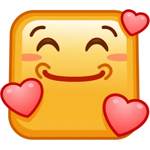 Стикер 13 Square Emoji - квадратные эмоджи