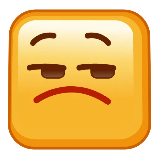 Стикер 27 Square Emoji - квадратные эмоджи