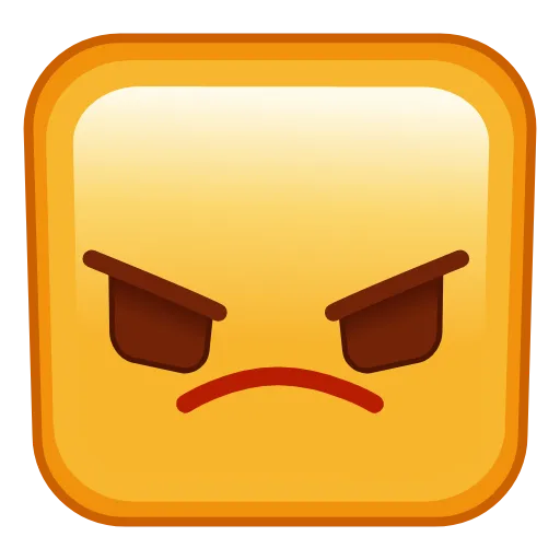 Стикер 38 Square Emoji - квадратные эмоджи