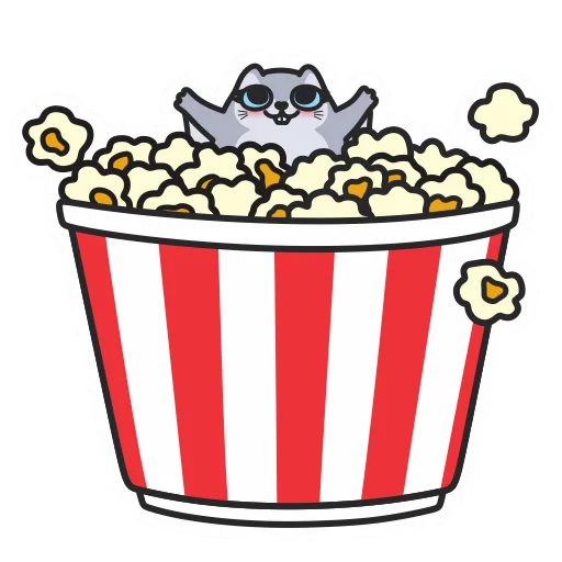 🍿 Стикер «Белка Сара» для Telegram