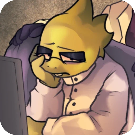 😴 Стикер «ᴜɴᴅᴇʀꜰᴇʟʟ sᴀʟᴘʜʏs ʙʏ» для Telegram