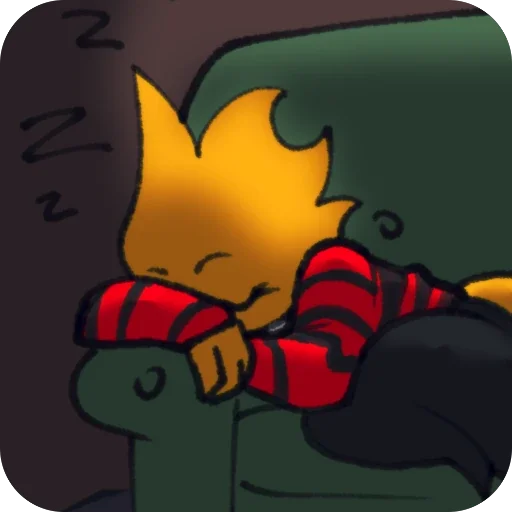 😴 Стикер «ᴜɴᴅᴇʀꜰᴇʟʟ sᴀʟᴘʜʏs ʙʏ» для Telegram
