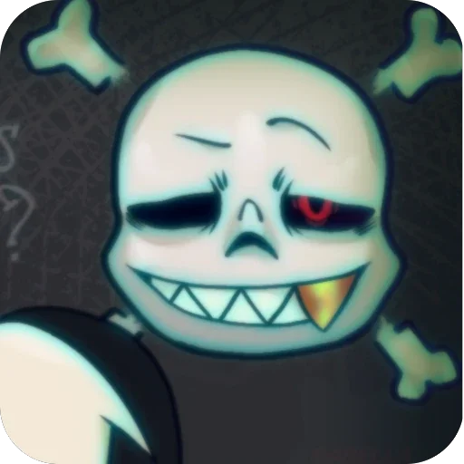 ☠️ Стикер «ᴜɴᴅᴇʀꜰᴇʟʟ sᴀʟᴘʜʏs ʙʏ» для Telegram