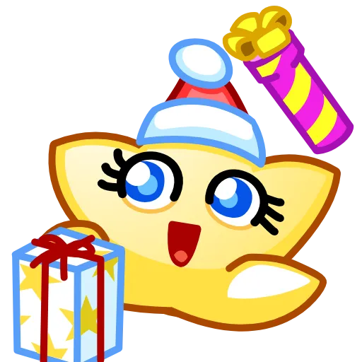 Стикер 34 Star Emoji
