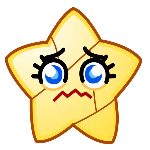 Стикер 10 Star Emoji