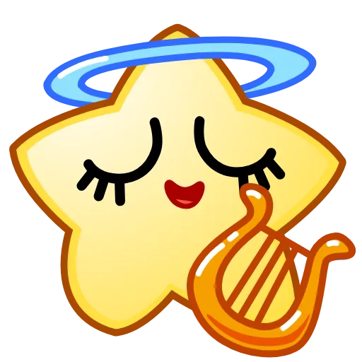 Стикер 3 Star Emoji