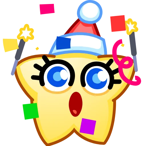 Стикер 8 Star Emoji
