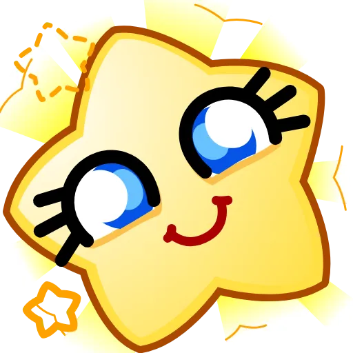 Стикер 33 Star Emoji