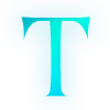 ✨ Эмодзи «Голубые буквы с блёстками и иконки» для Telegram