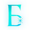 ✨ Эмодзи «Голубые буквы с блёстками и иконки» для Telegram