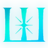 ✨ Эмодзи «Голубые буквы с блёстками и иконки» для Telegram