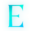 ✨ Эмодзи «Голубые буквы с блёстками и иконки» для Telegram