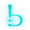 ✨ Эмодзи «Голубые буквы с блёстками и иконки» для Telegram