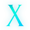 ✨ Эмодзи «Голубые буквы с блёстками и иконки» для Telegram