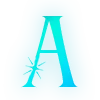✨ Эмодзи «Голубые буквы с блёстками и иконки» для Telegram