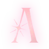 ✨ Эмодзи «Розовые буквы с блёстками» для Telegram