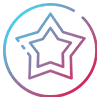 Стикер 44 ⭐️ Star Icons - звёздочки для статуса профиля.