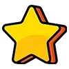 Стикер 32 ⭐️ Star Icons - звёздочки для статуса профиля.