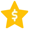 Стикер 40 ⭐️ Star Icons - звёздочки для статуса профиля.
