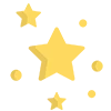 Стикер 6 ⭐️ Star Icons - звёздочки для статуса профиля.