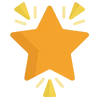 Стикер 10 ⭐️ Star Icons - звёздочки для статуса профиля.