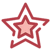 Стикер 5 ⭐️ Star Icons - звёздочки для статуса профиля.